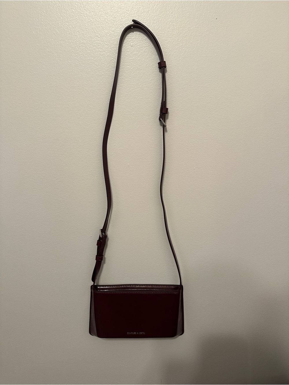 Charles & Keith Structured Boxy Shoulder Bag